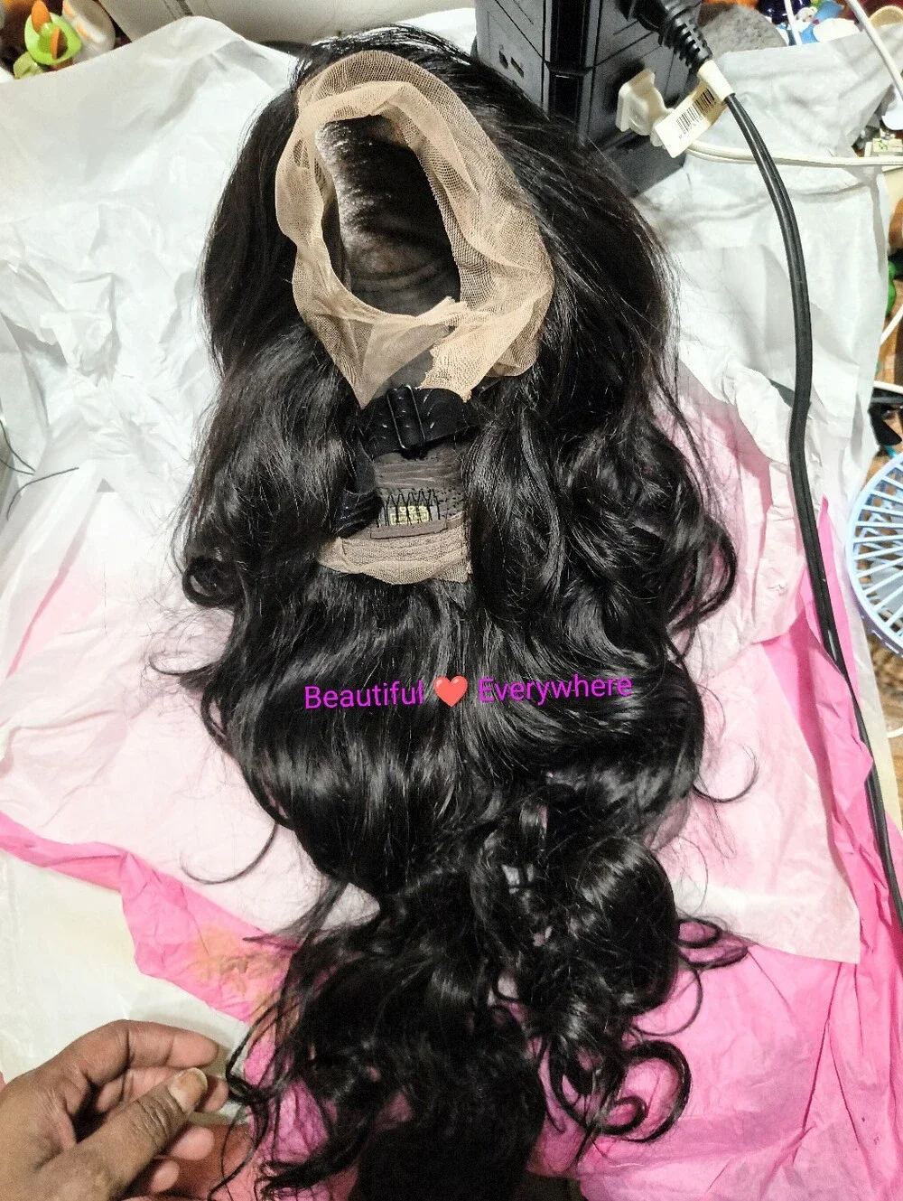 Human hair lace wig